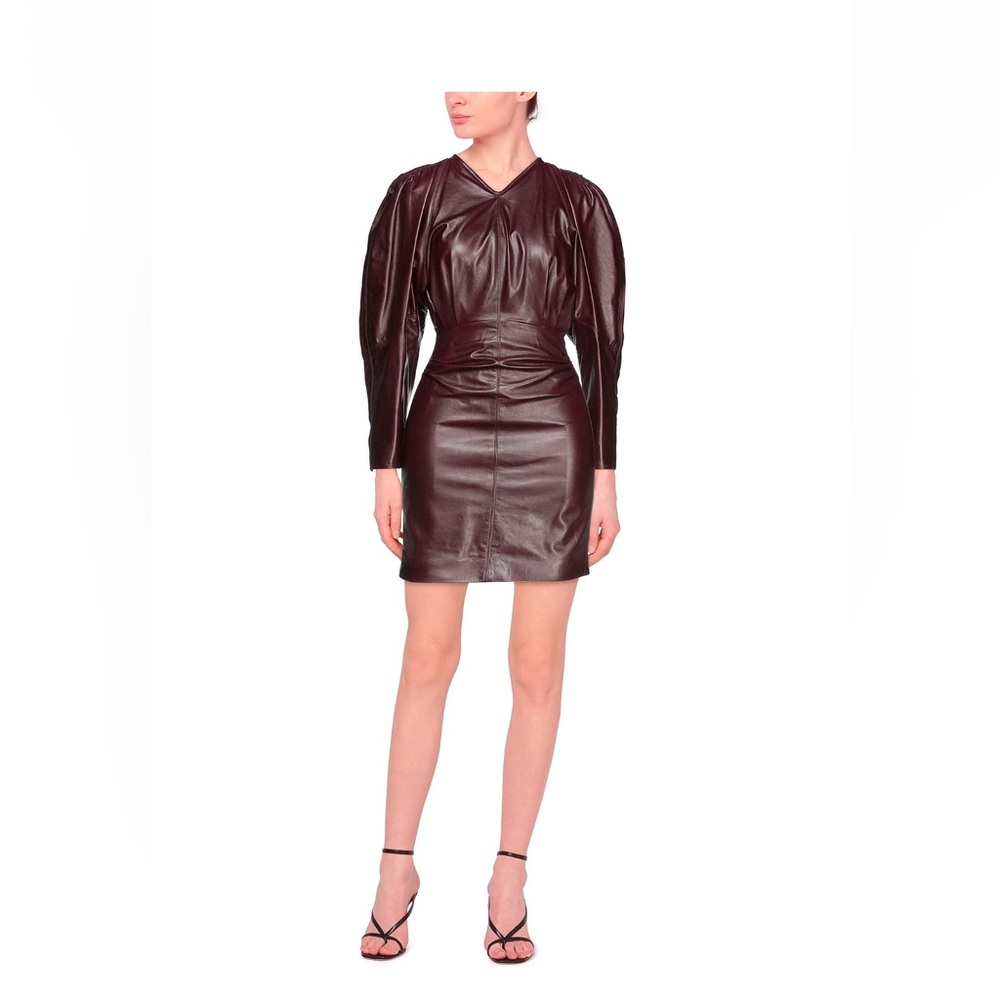 Isabel Marant Burgundy Mini Dress